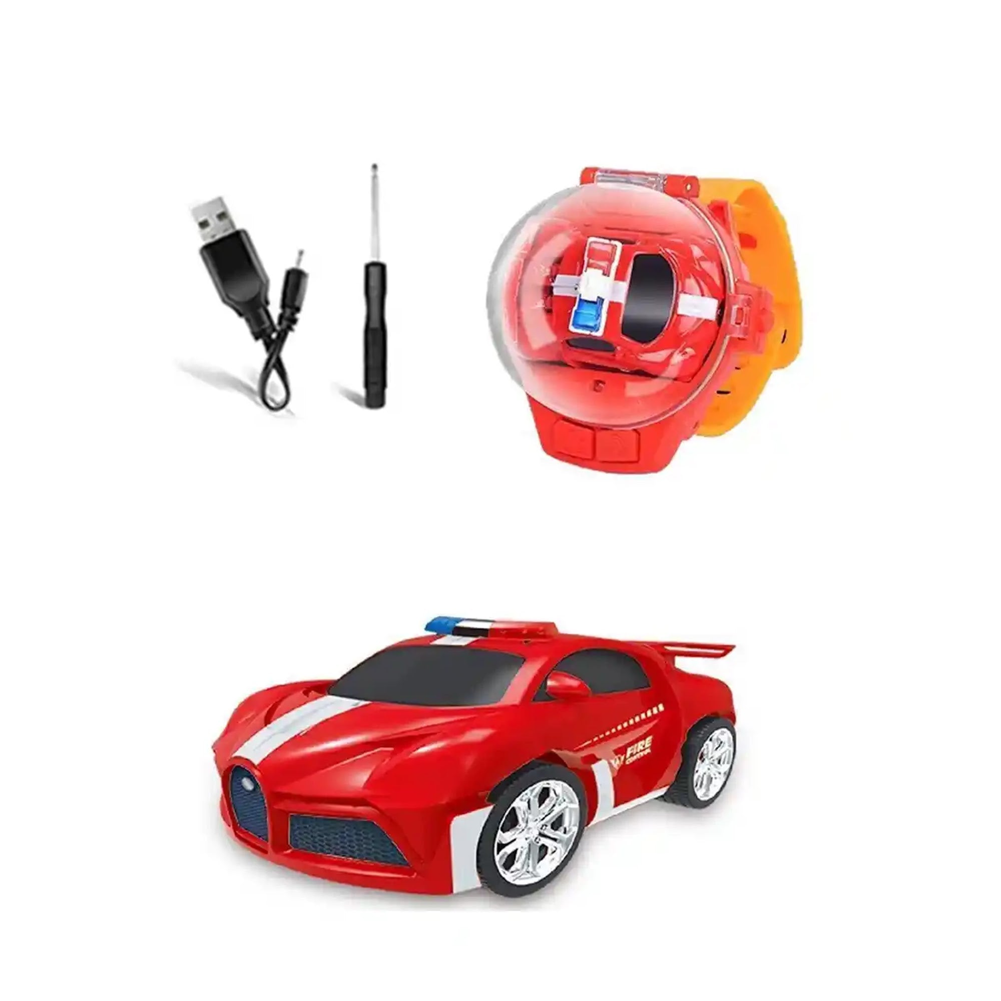 MINI POLICE&FIRE WATCH R/C CAR