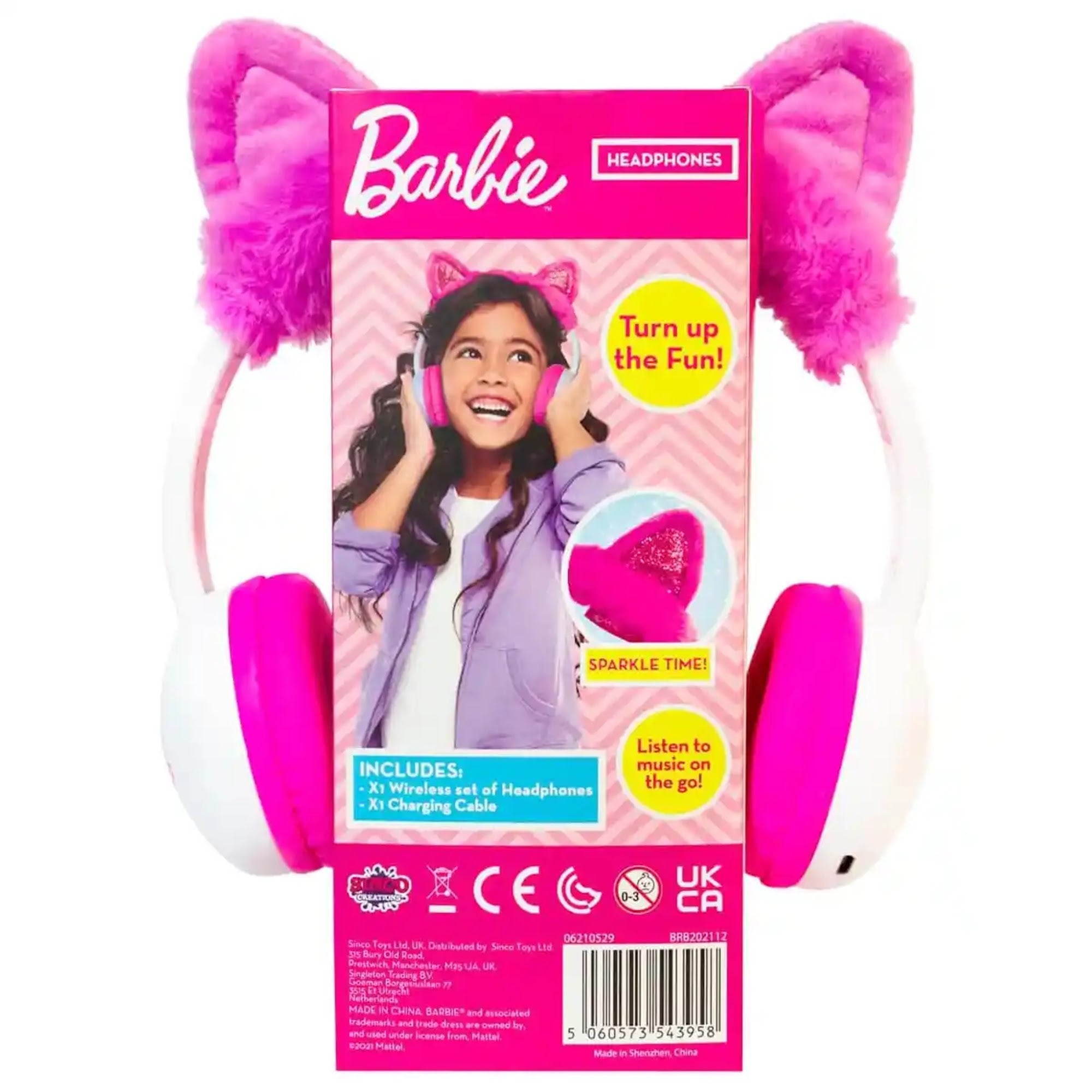Barbie You Can Be Anything  Bluetooth Headphones Pk6
