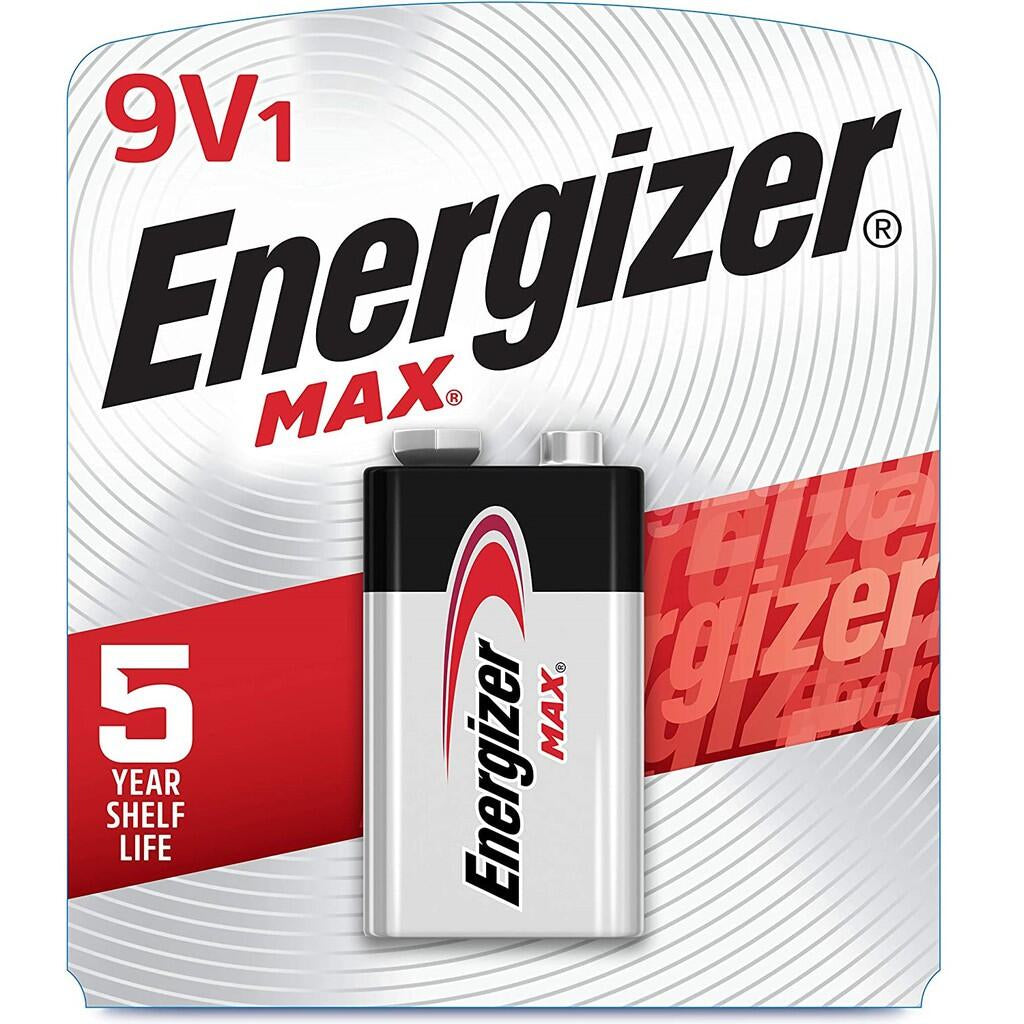 Energizer MAX Alkaline 9V Battery 1 Pack (BP1)