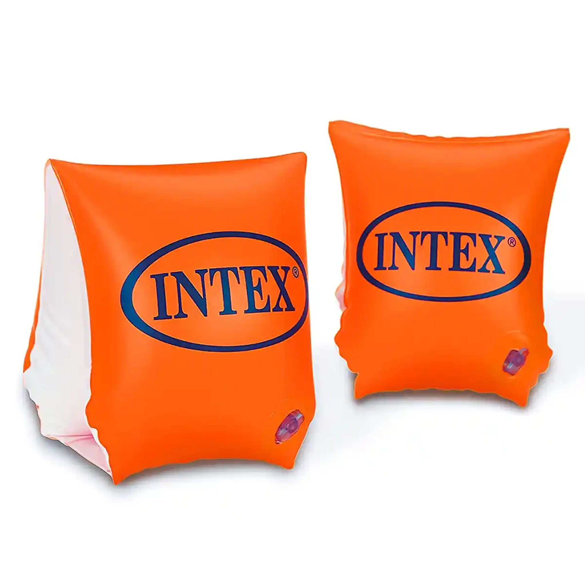 INTEX 9"X6"DELUXE ARM BANDS, AGES 3-6, PEG BOX