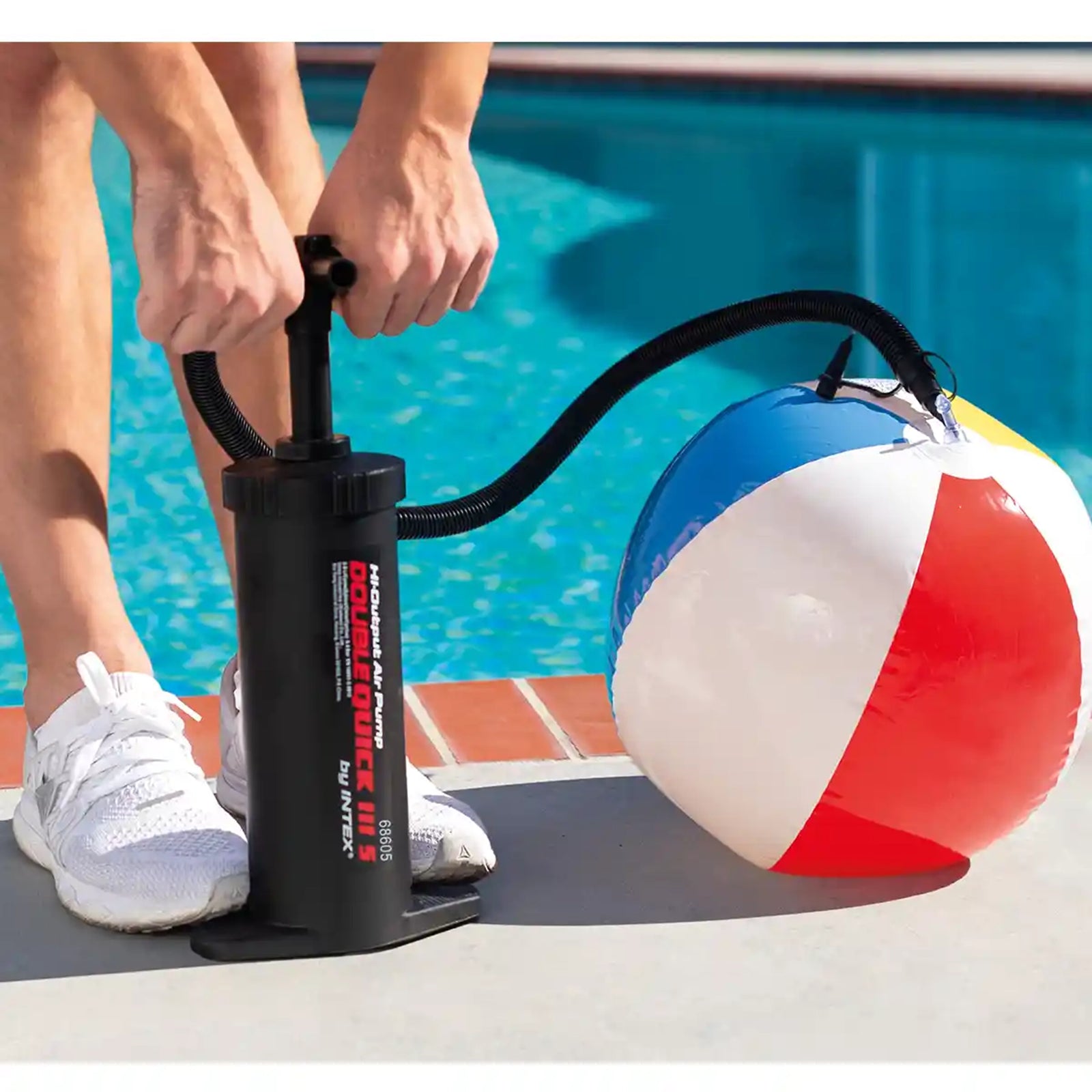 Intex 14½"DOUBLE QUICK III S HAND PUMP