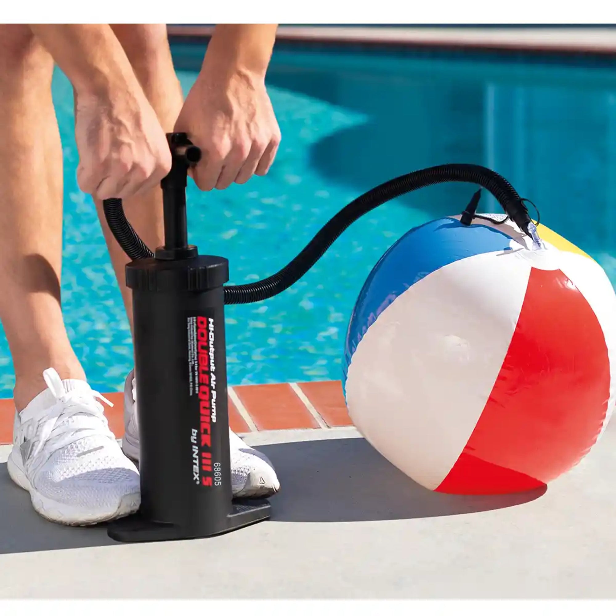 Intex 14½"DOUBLE QUICK III S HAND PUMP