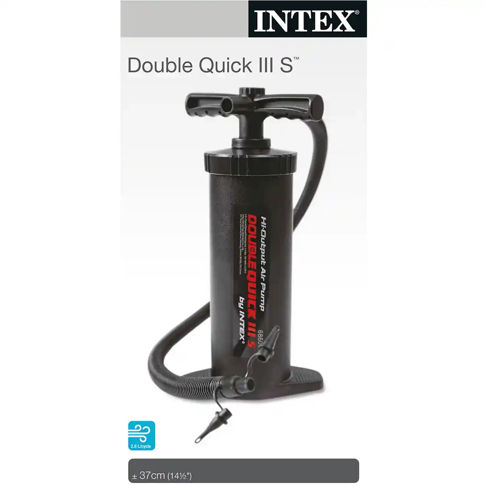 Intex 14½"DOUBLE QUICK III S HAND PUMP