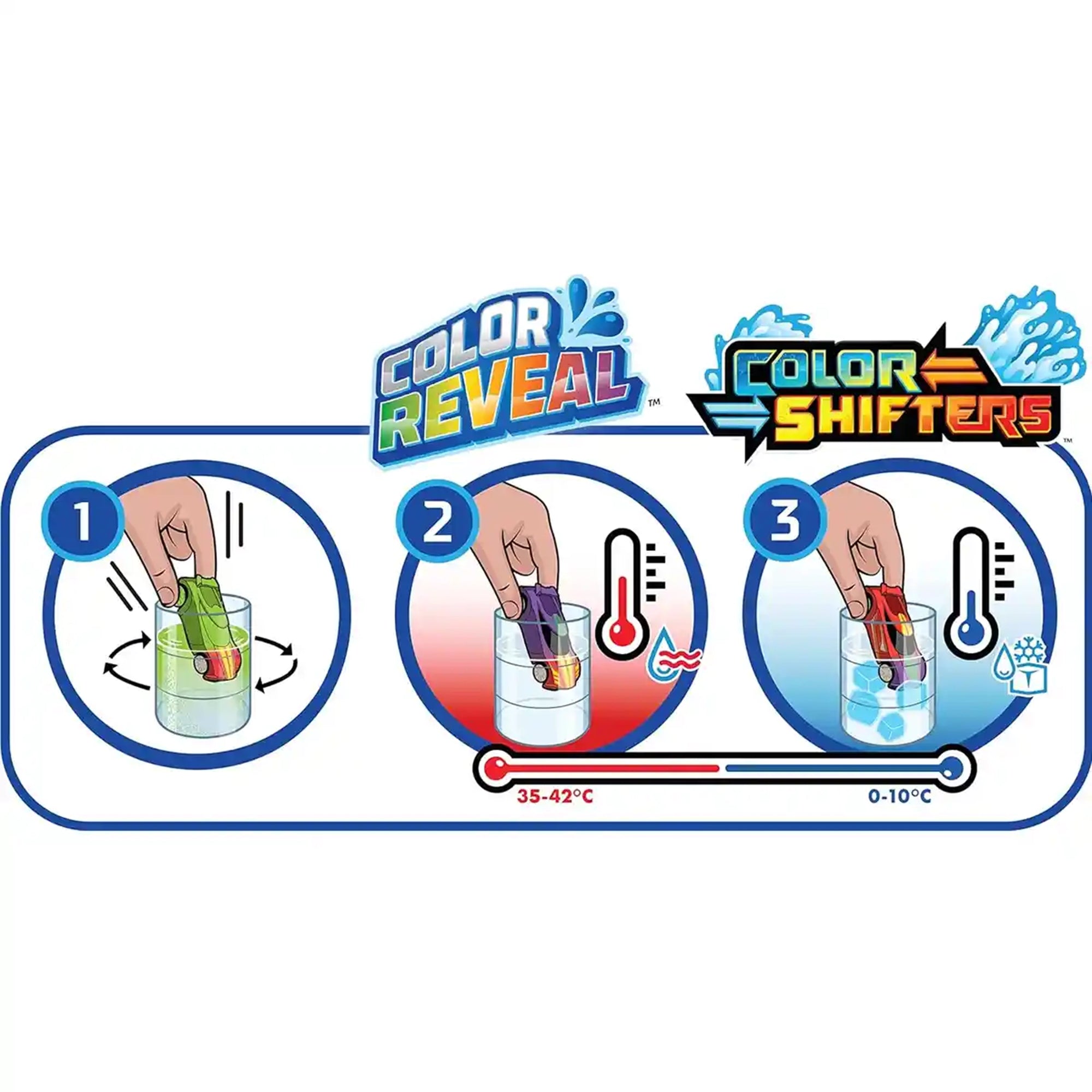 HW CITY BASIC CARS - COLOR SHIFTERS 1:64 VEHICLE ASSTá