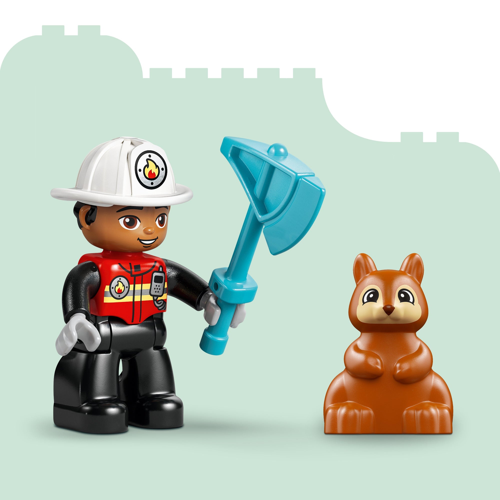 LEGO Duplo Town 10473 Fire Truck with Hose and Firefighter