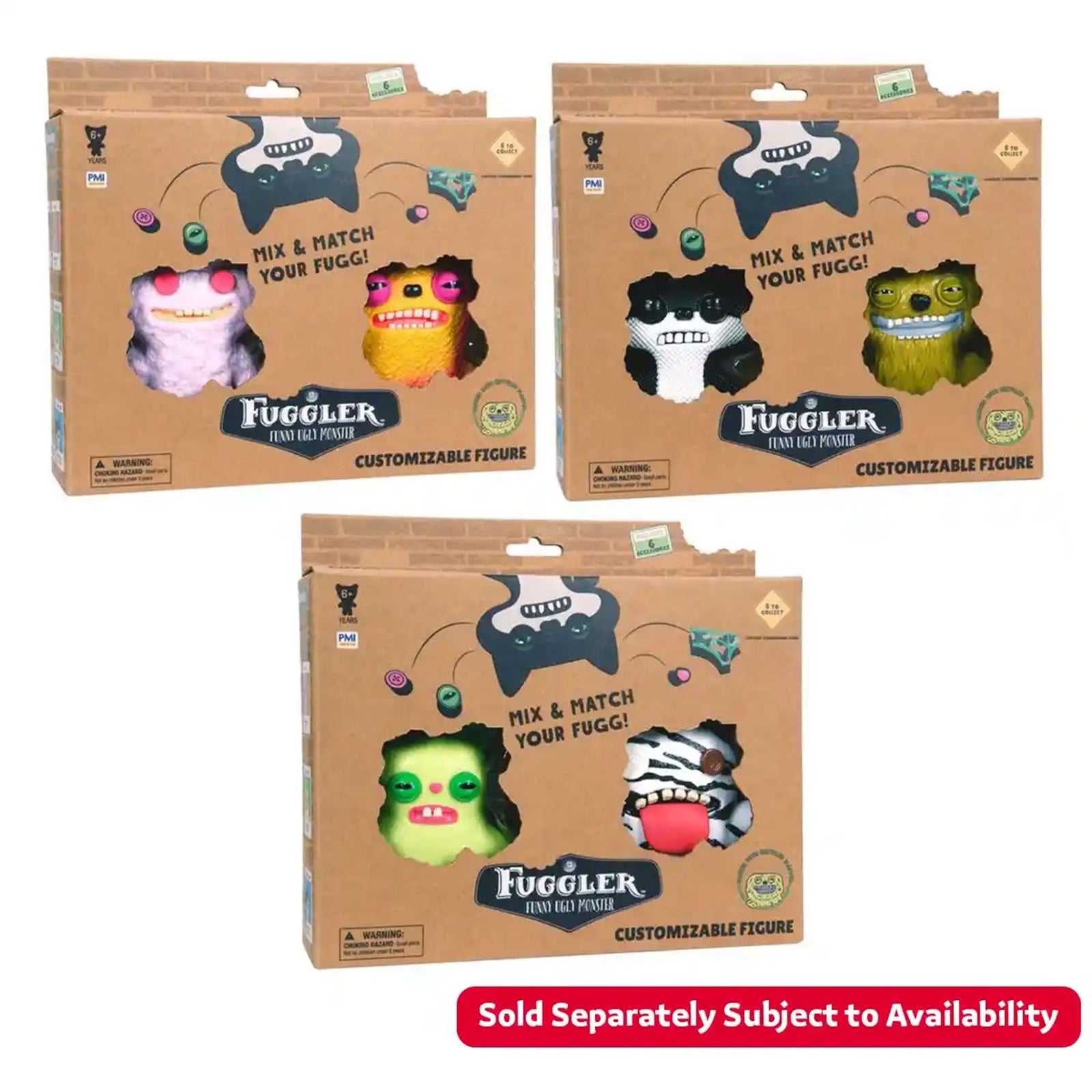 FUGGLER FIGURE CUSTOMIZABLE 2PK ASST