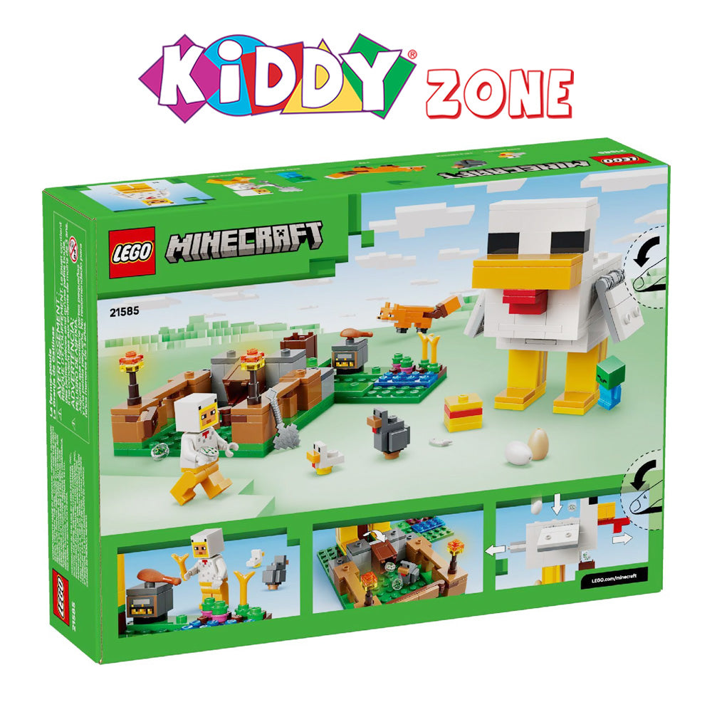LEGOÃÂ® MinecraftÃÂ® Chicken Farm - Gaming Building Toy 21585