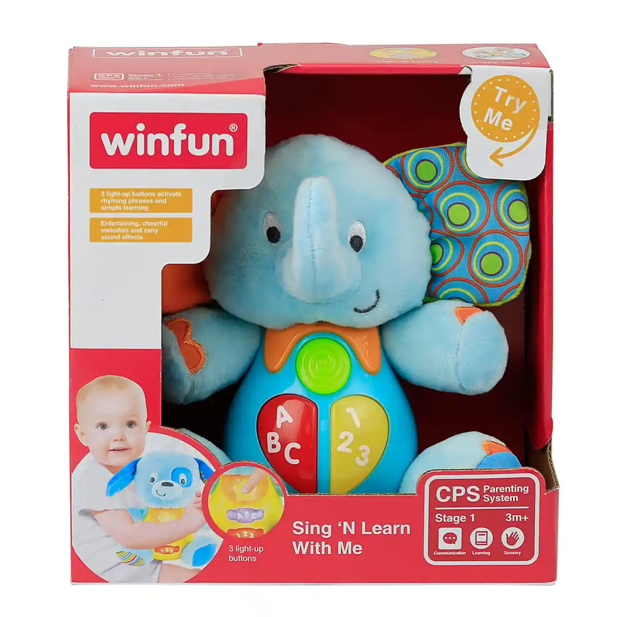 Winfun Sing N Learn With Me - Timber The Elephant