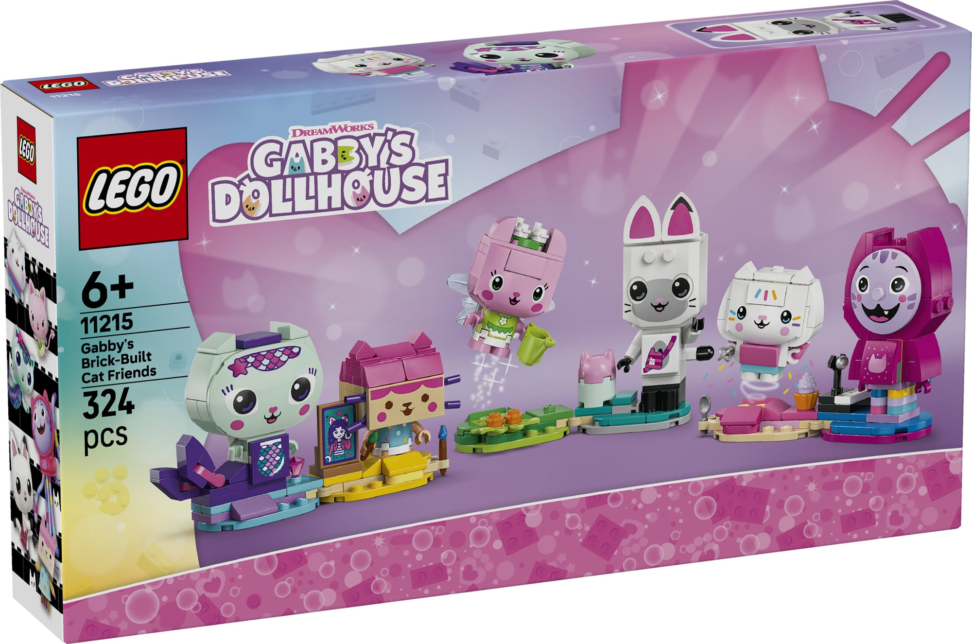 LEGO Gabby'S Dollhouse 11215 Gabby's Brick-Built Cat Friends