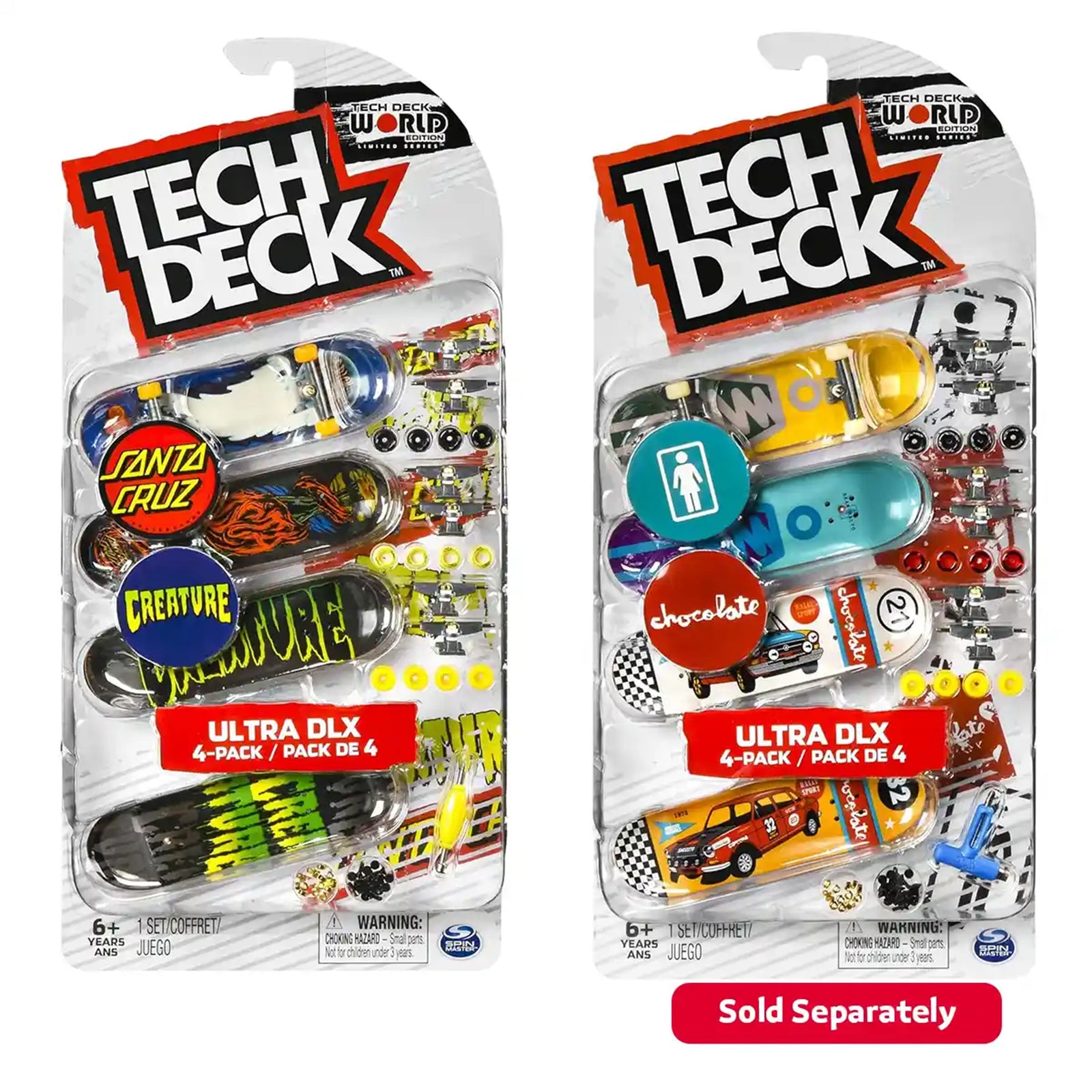 Tech Deck 4-Pack Multipack Asst.