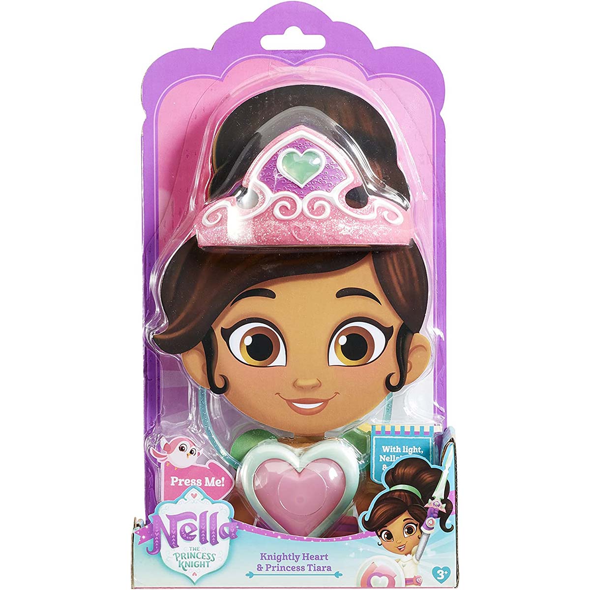 Nella The Princess Knight Be Nella Heart Pendant & Tiara