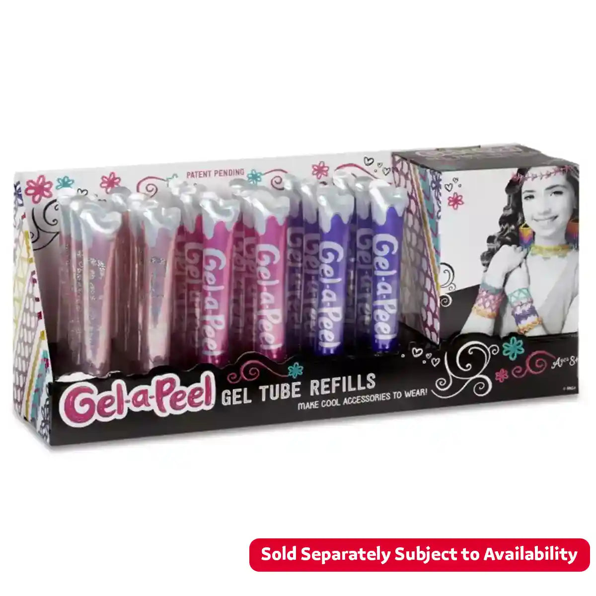GEL-A-PEEL TUBE REFILL 3ASST IN PDQ