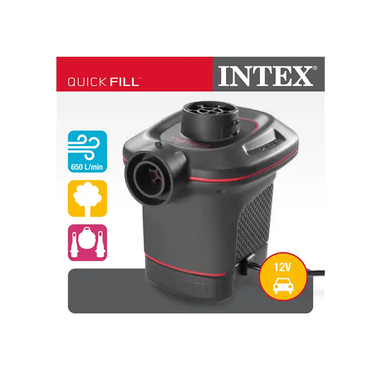 Intex 12 Volt Quick-Fill Dc Electric Pump