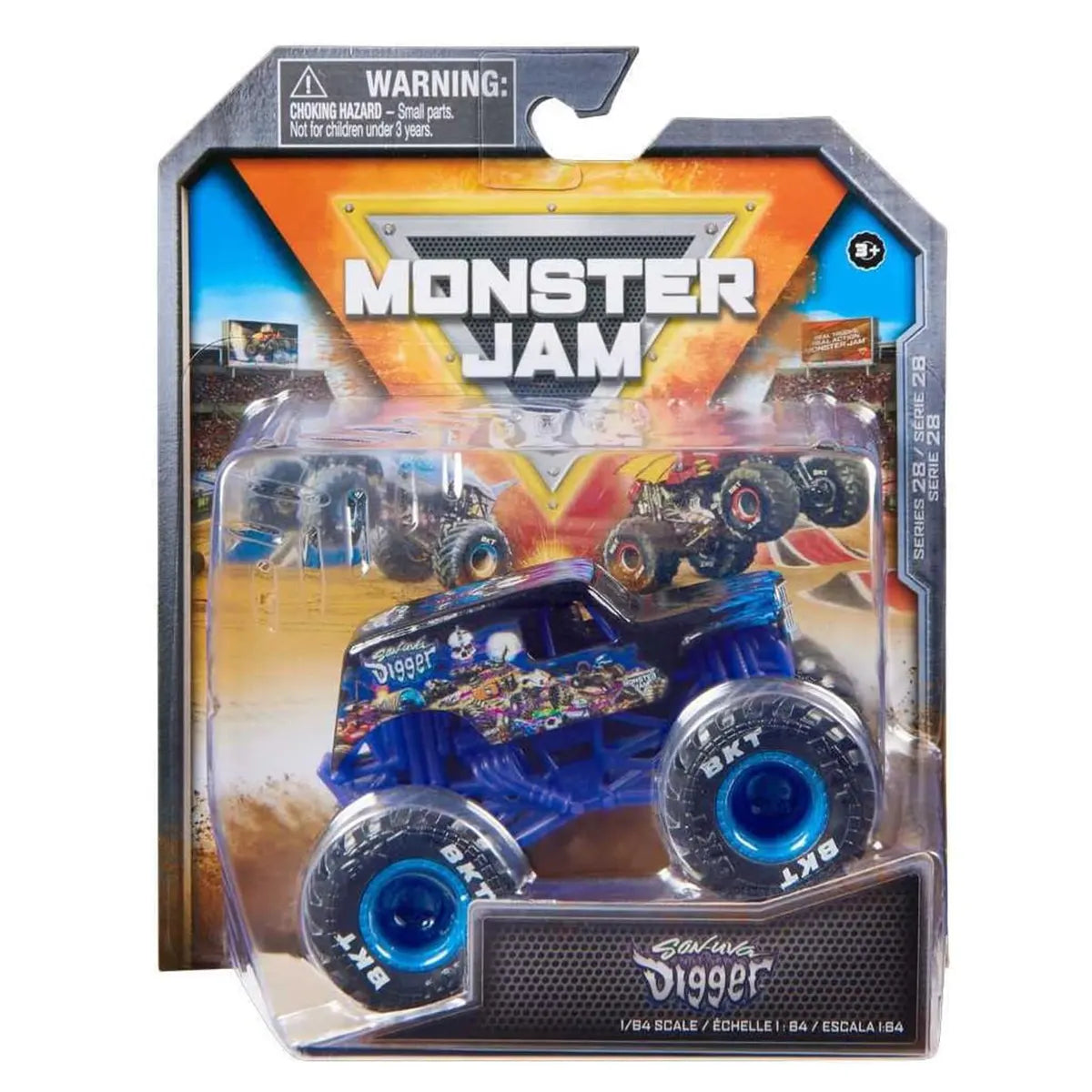 Hot Wheels Monster Jam 1:64 1 Pk Assorted