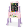 Long foot magnetic double-sided learning boards - Pink