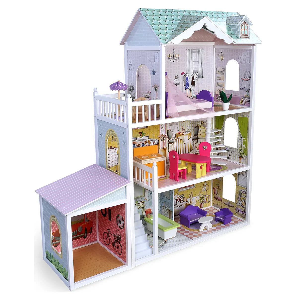 Belle's doll house (13 Furniture+Garage)