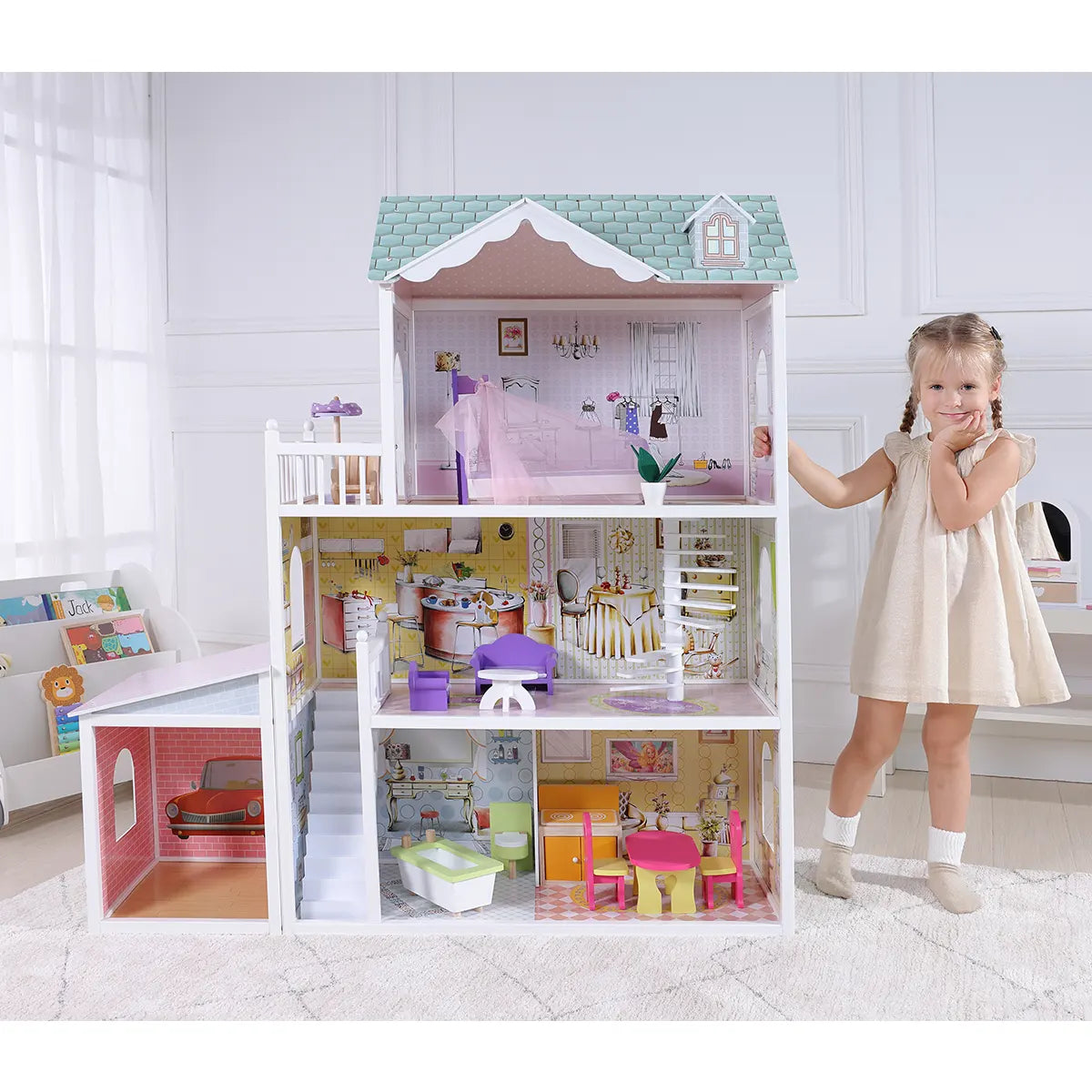Belle's doll house (13 Furniture+Garage)