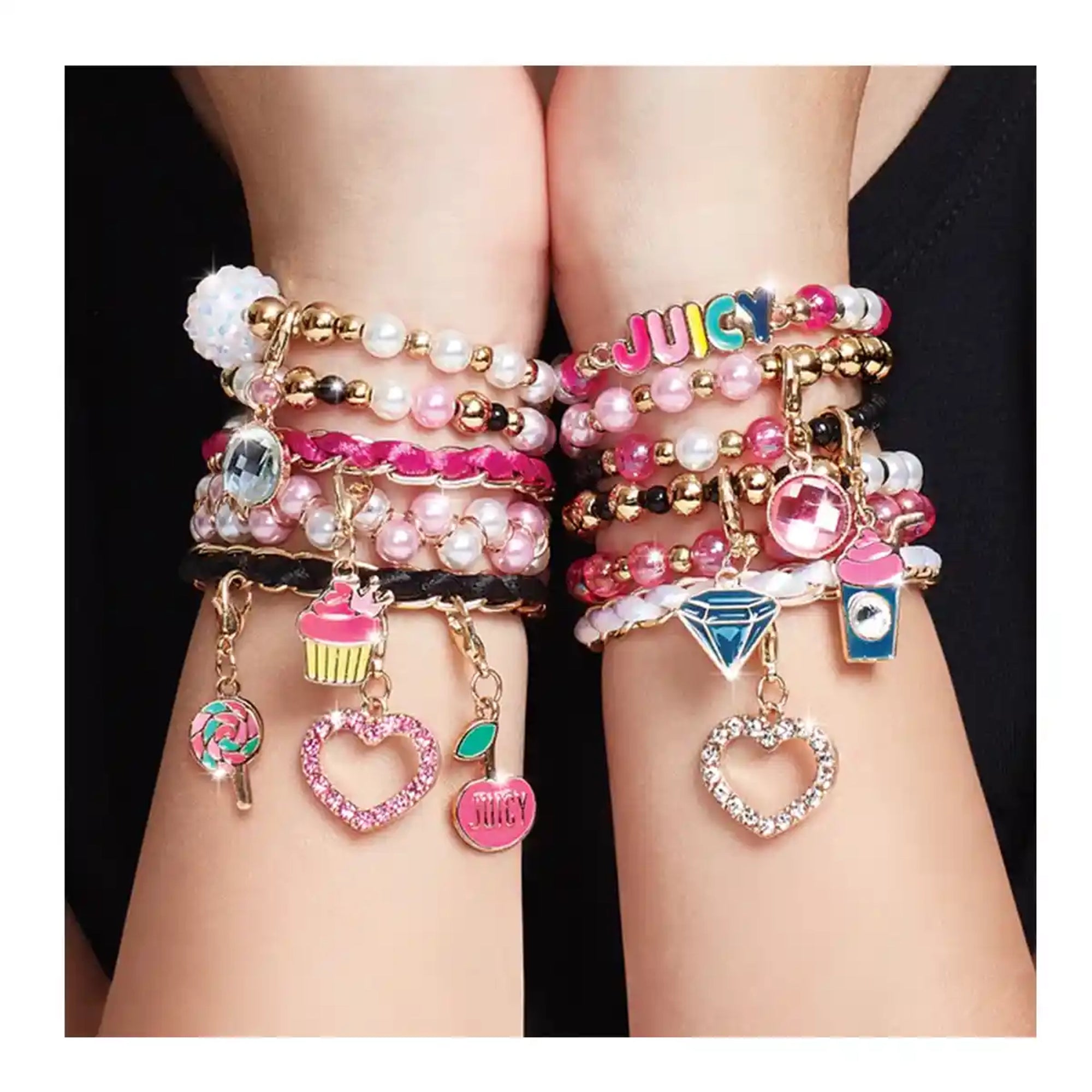 Juicy Couture Pink and Precious Bracelets