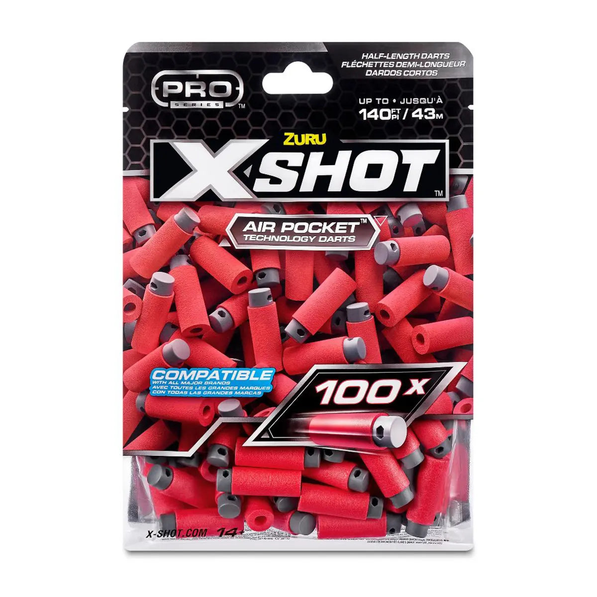 X-Shot Pro S1 Dart Refill (100 Pcs) Foilbag