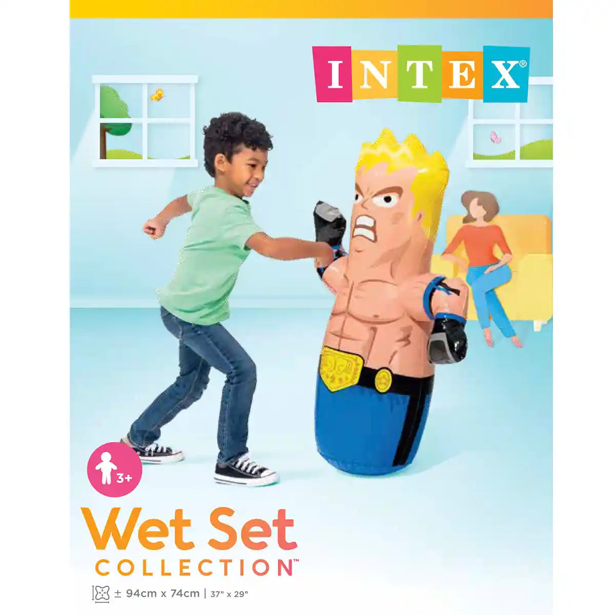 Intex 3-D Bop Bags, Ages 3+, 2 Styles, Peg Box 42144672