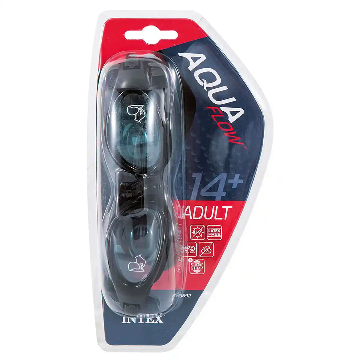 Intex Silicone Sport Master Goggles, Ages 14+, 3 Colors 42155692