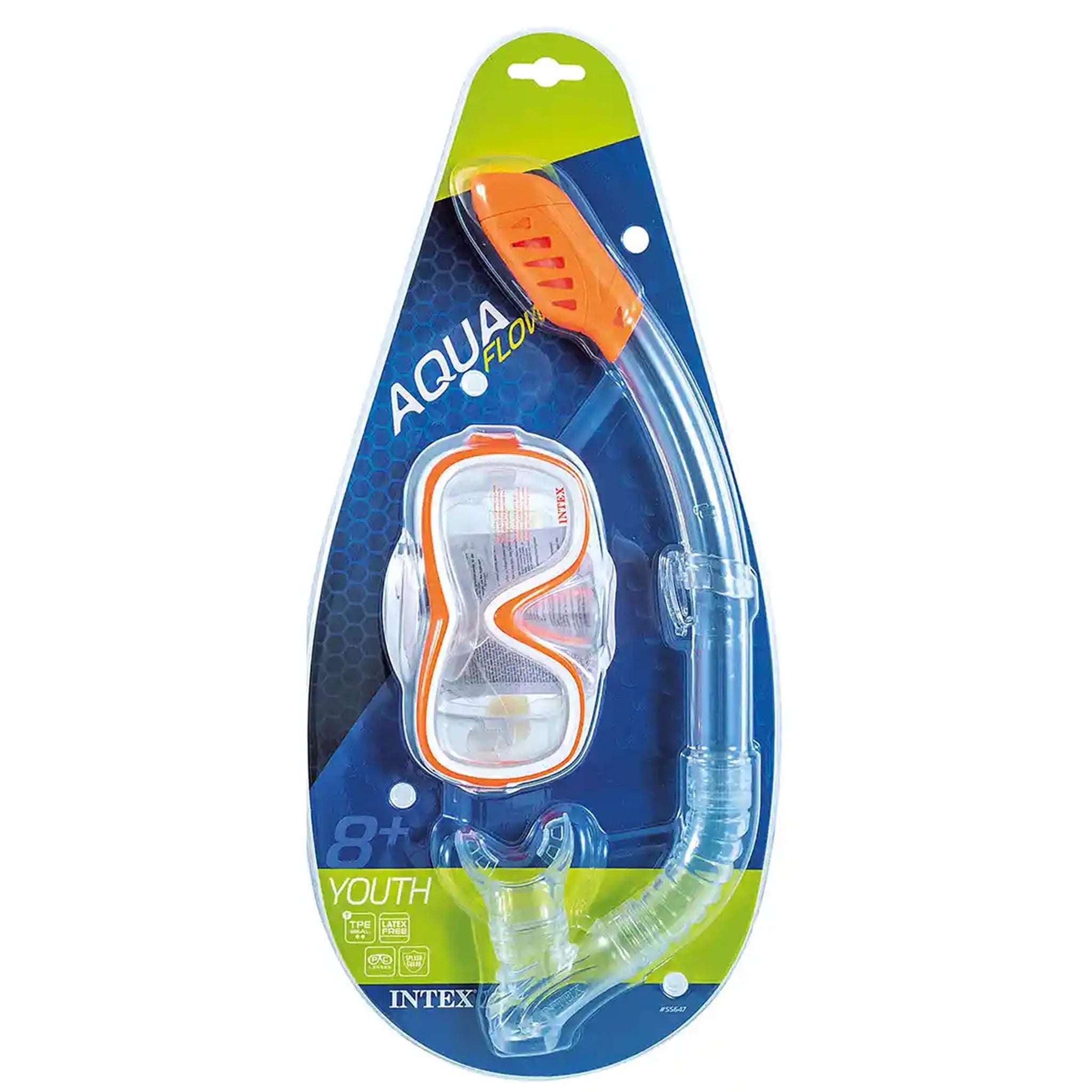 INTEX  WAVE RIDER SWIM SET (55978, 55928), Ages 8+, Clam Shell Pack