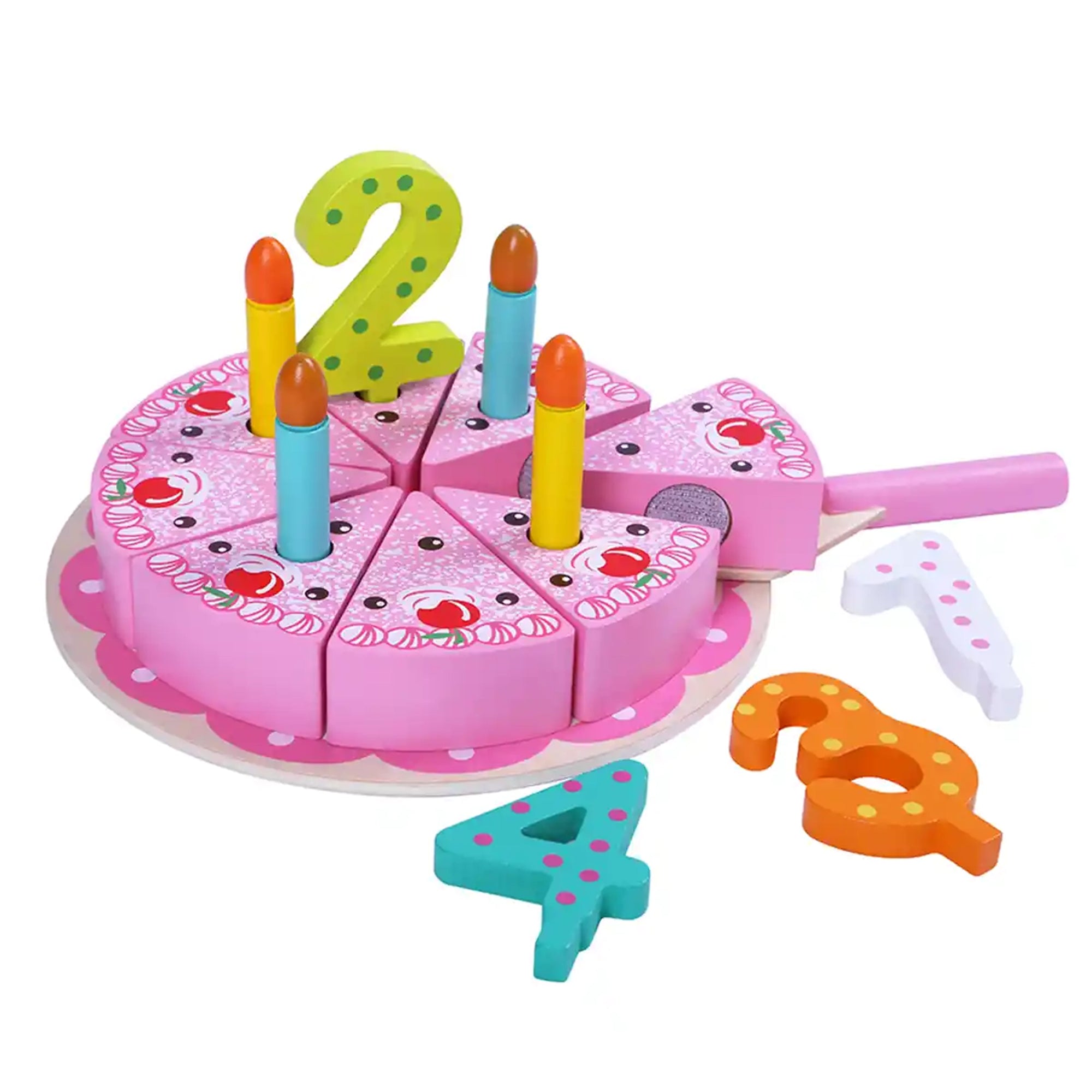 Edufun Wooden birthday cake