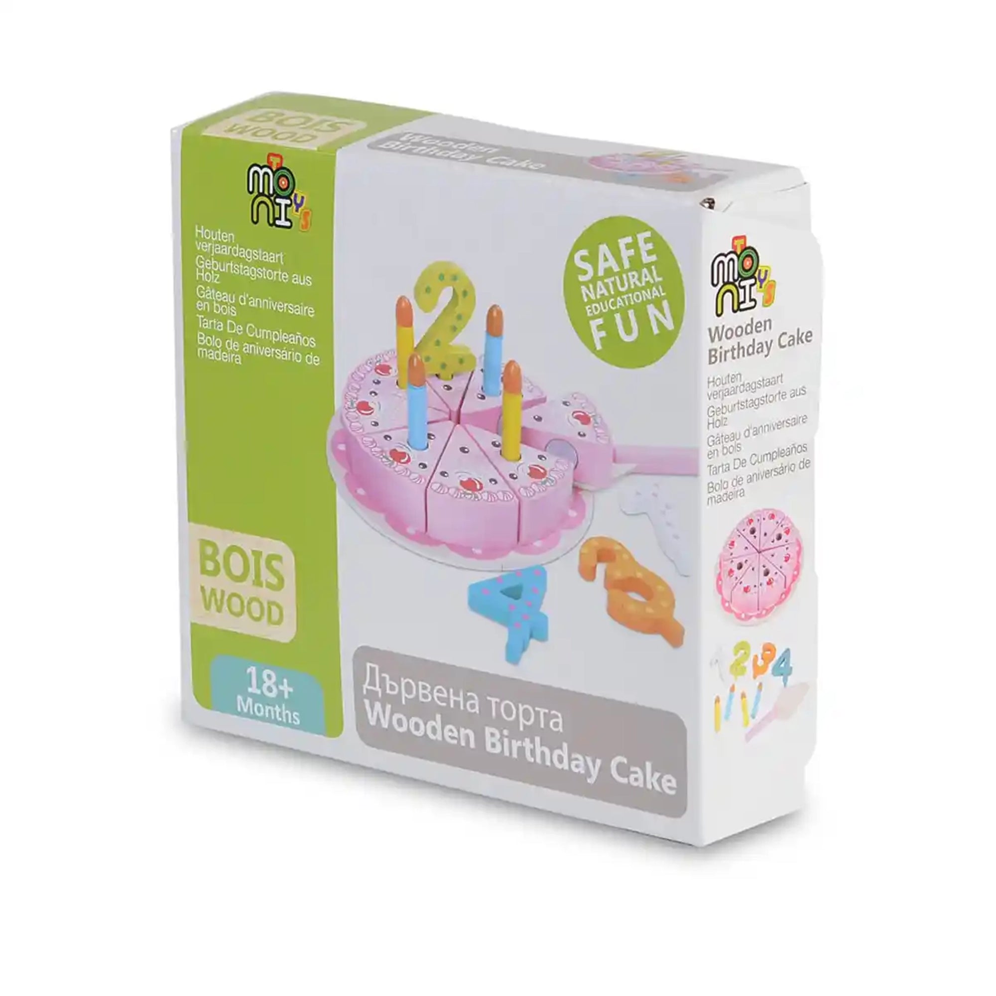 Edufun Wooden birthday cake