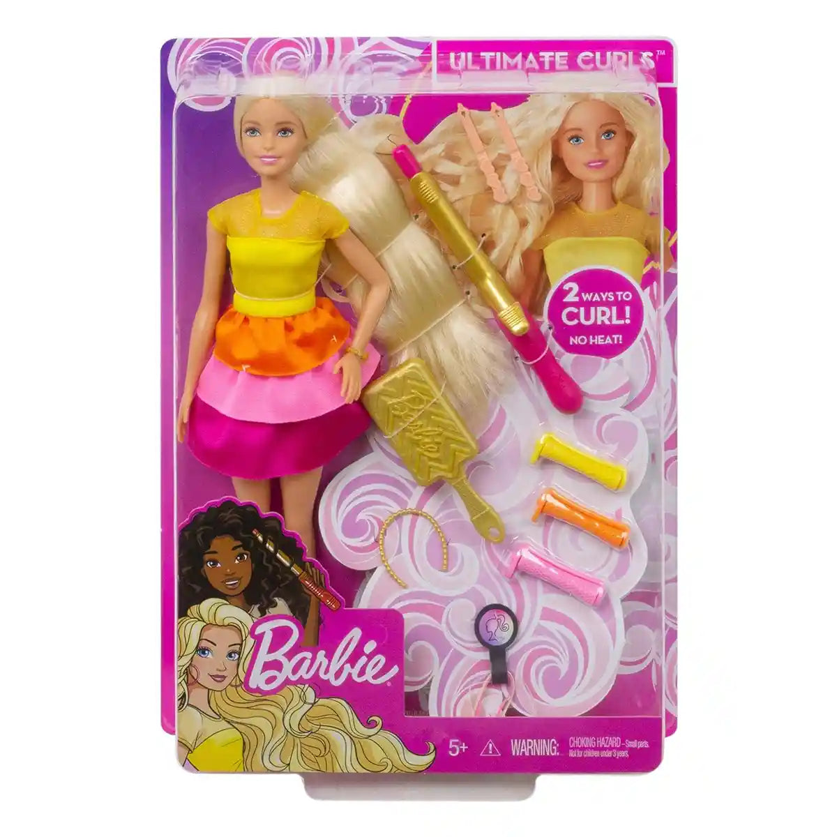 Barbie Ultimate Curls Doll Blonde with Curling Iron and Accessories