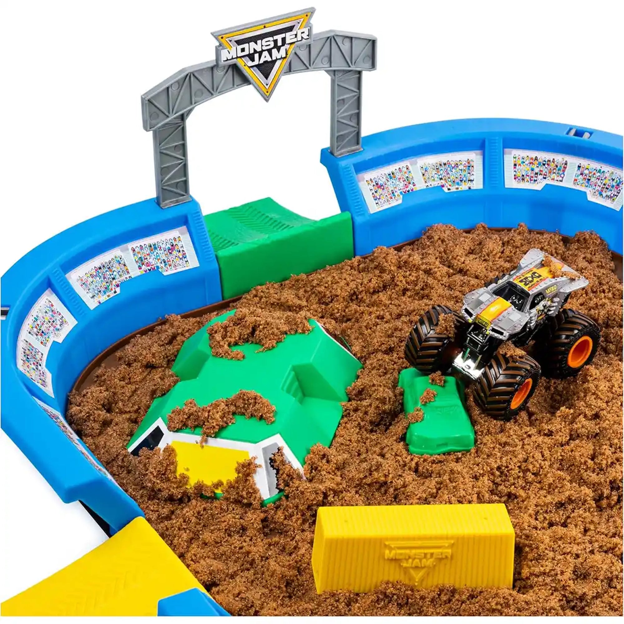 Monster Jam Kinetic Dirt Arena Playset