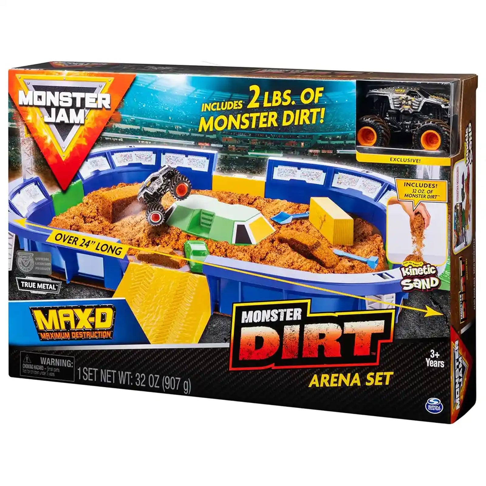 Monster Jam Kinetic Dirt Arena Playset