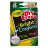 8 ct. Dry-Erase Crayons, Brights, Large Size