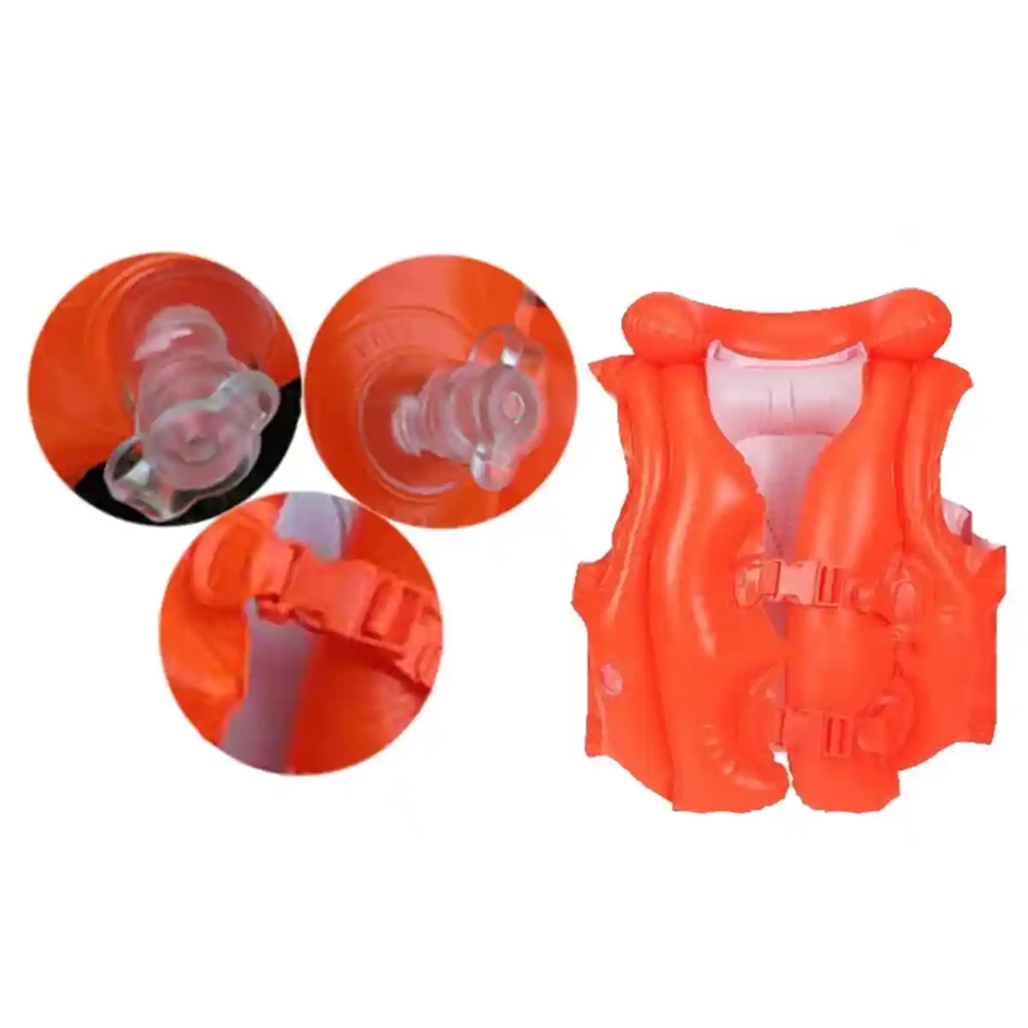 INTEX DELUXE SWIM VEST, AGES 3-6, W/ COLLAR, PEG BOX  42158671