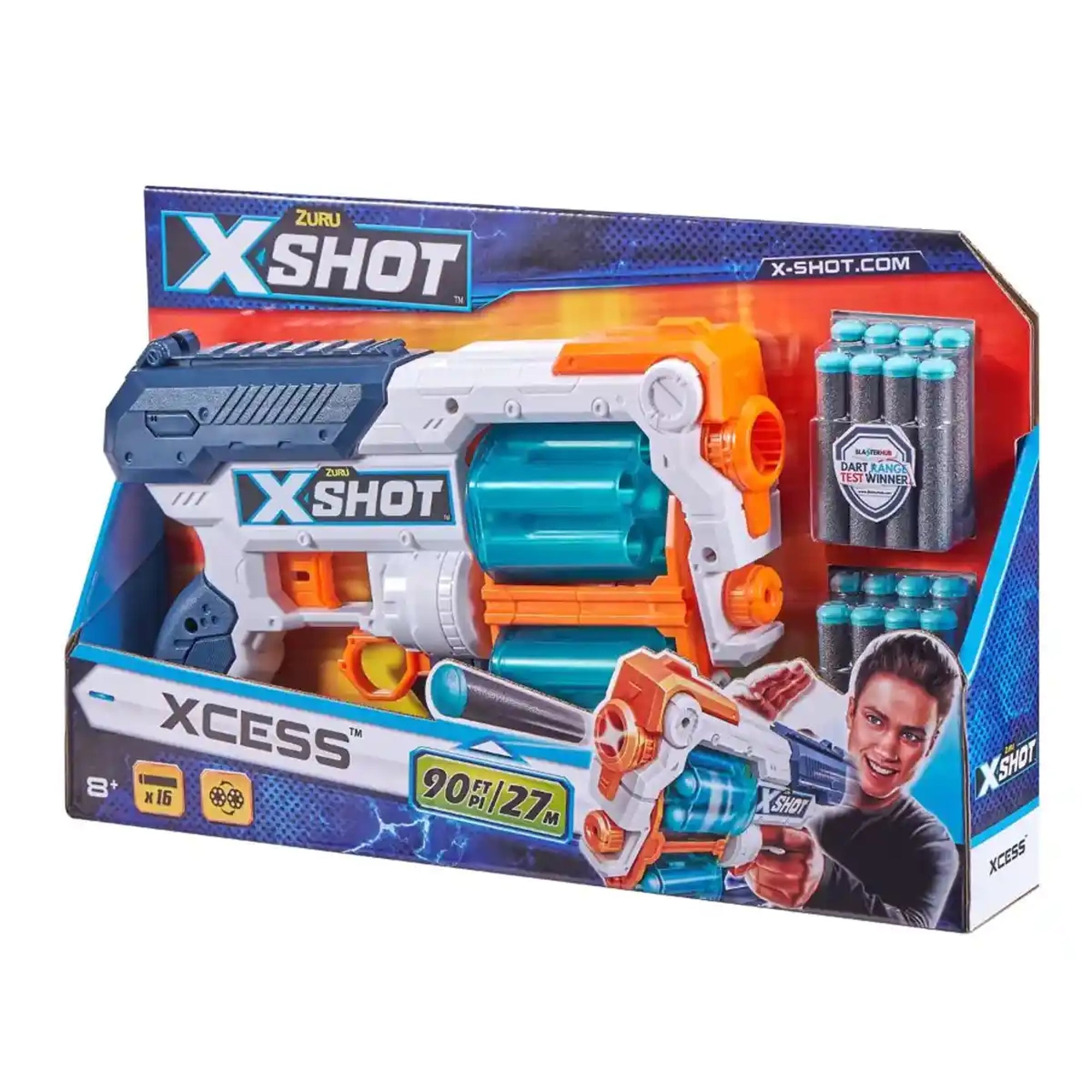 X-SHOT -Excel-Hawk Eye  (16Darts)