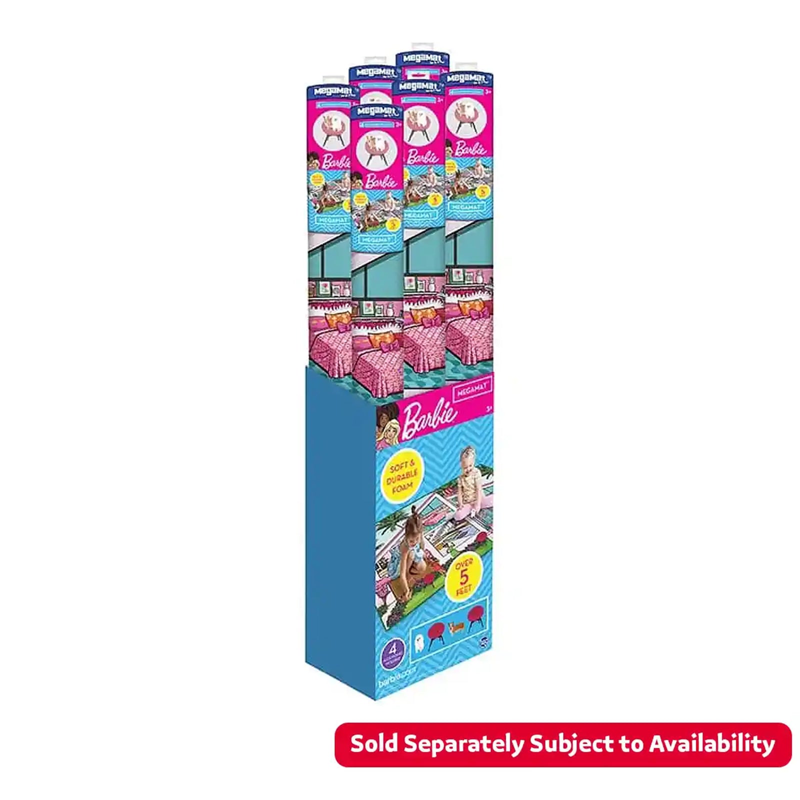 BARBIE DREAM HOUSE JUMBO MEGAMAT - 6PC PDQ