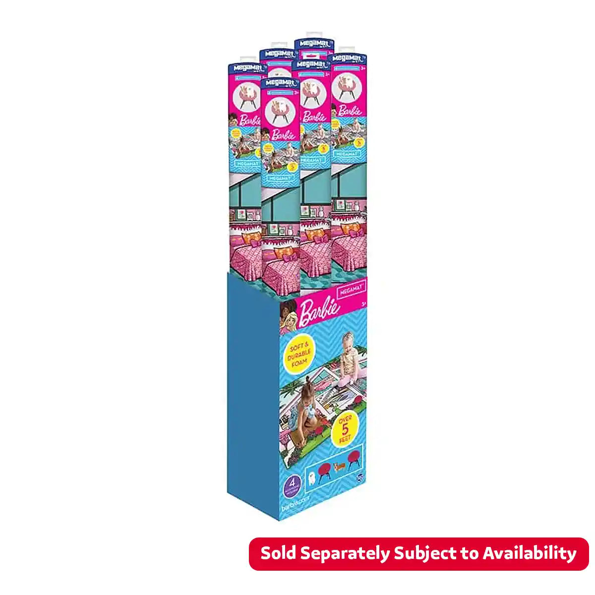 BARBIE DREAM HOUSE JUMBO MEGAMAT - 6PC PDQ