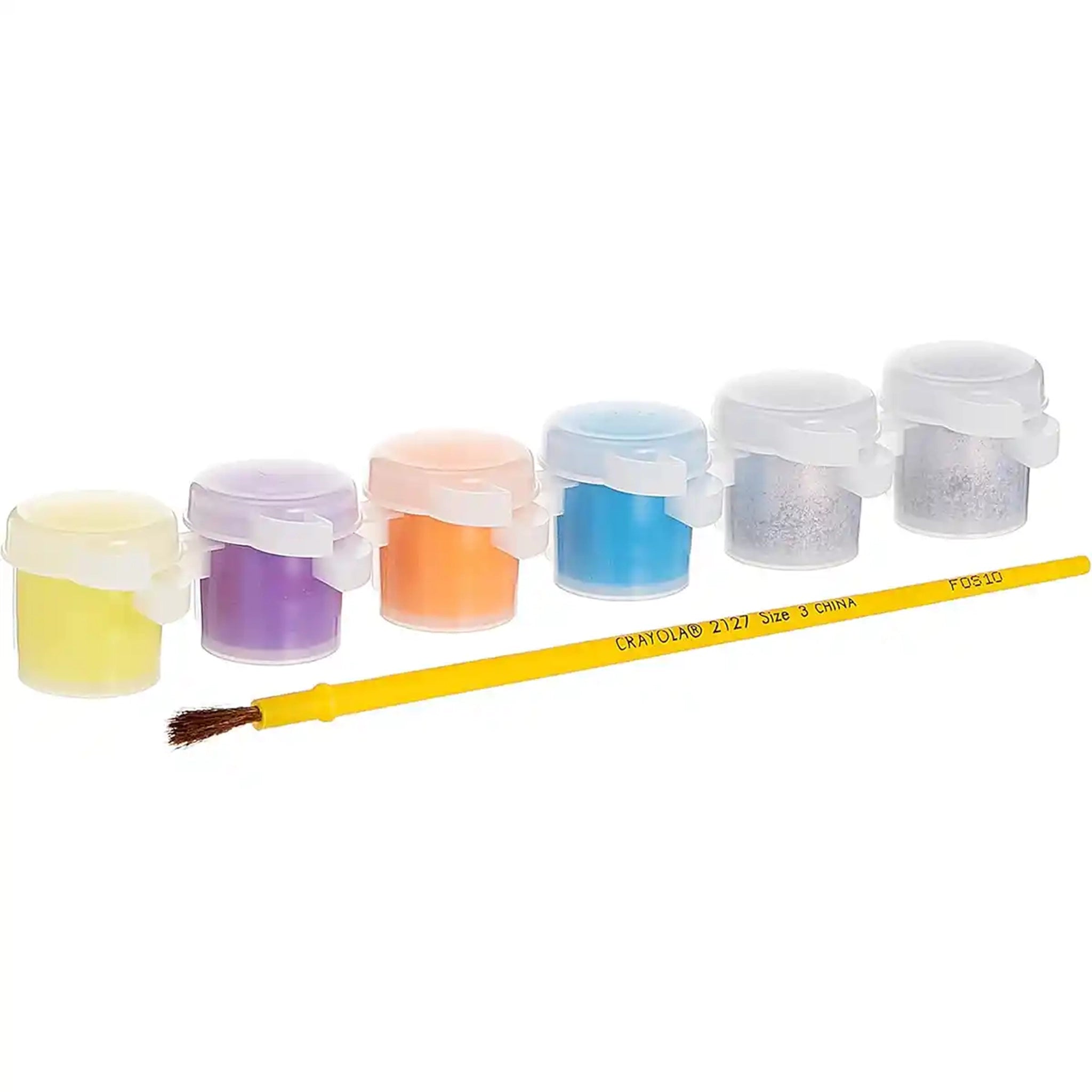 6 ct. Washable Kids' Paint Pots, Glitter Effects