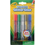 5 ct. Washable Glitter Glue, Bold Blazes