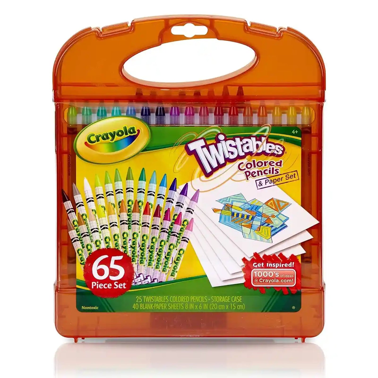 Twistables Colored Pencils & Paper, 65 Pc Set