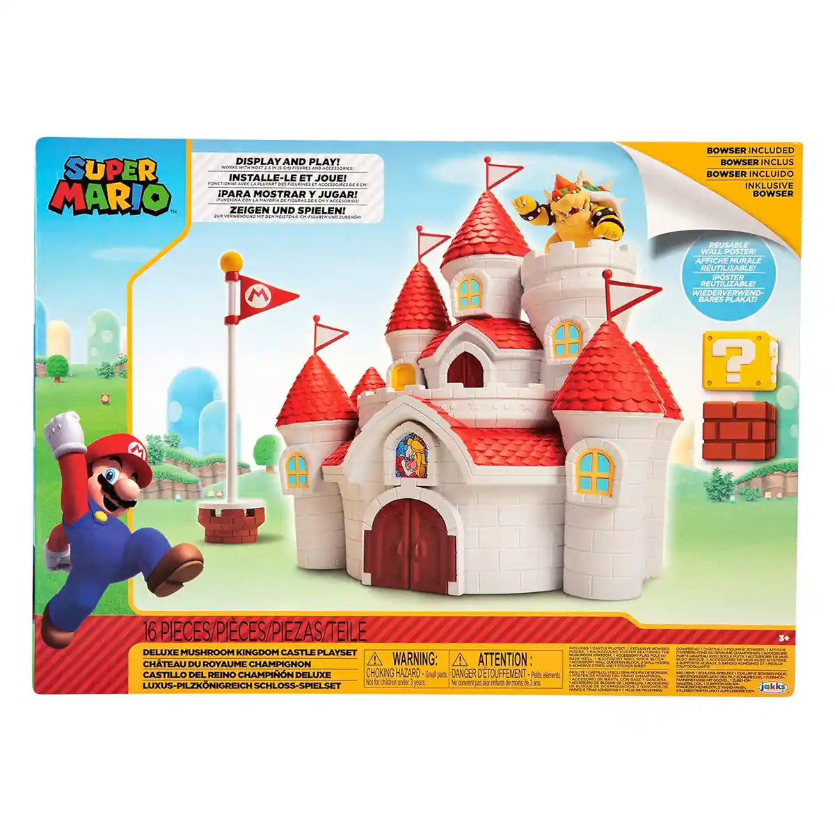 Nintendo 2.5" Mushroom Kingdom Castle Playset