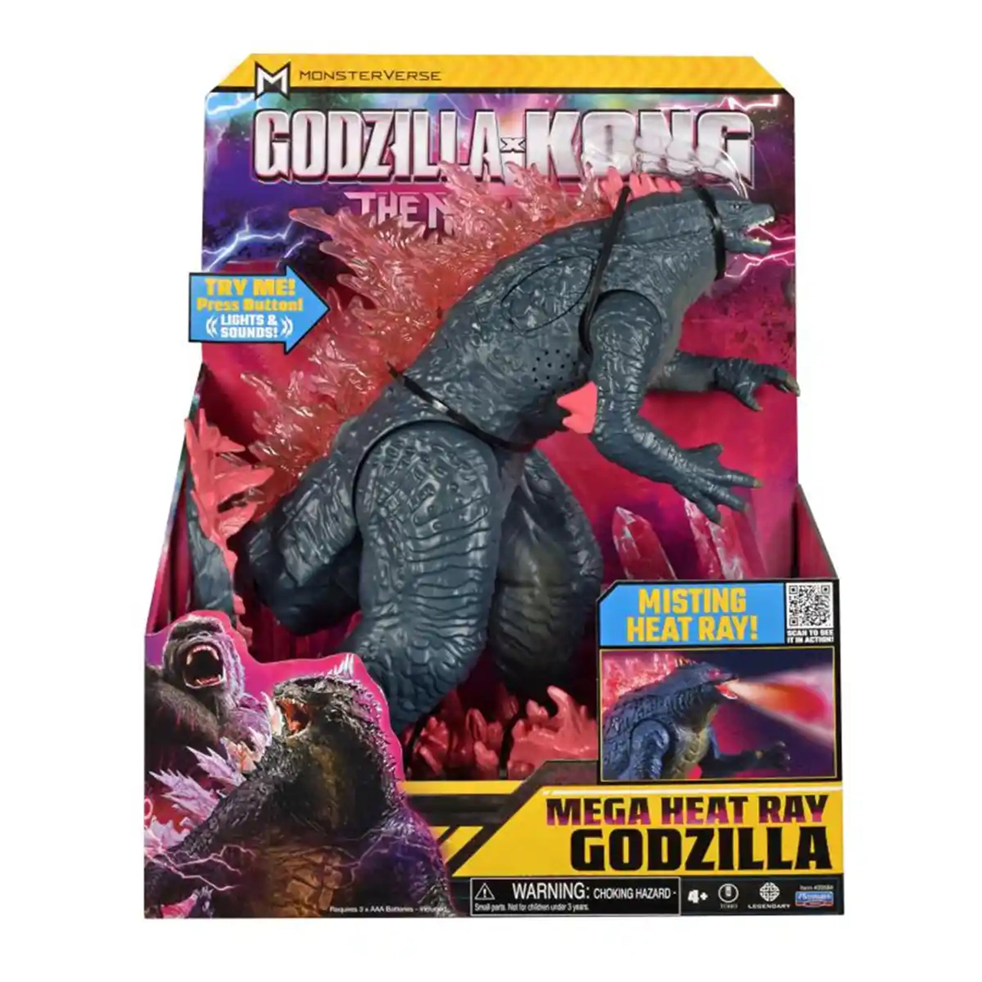 Godzilla vs. Kong Mega Fig. 13" w/Lights & Sounds Asst. 2