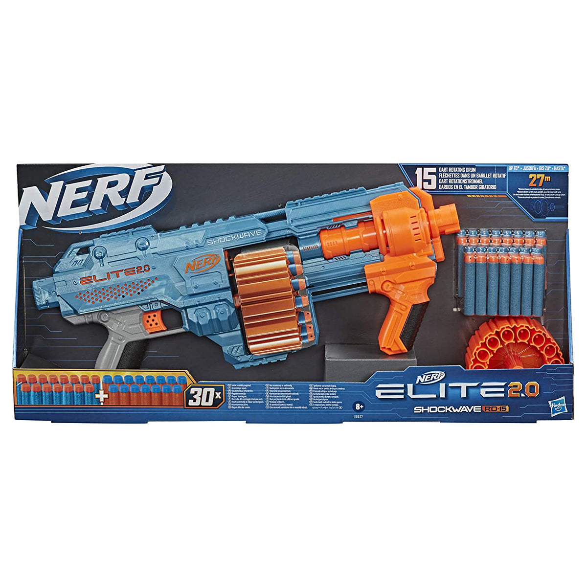 NERF ELITE 2.0 SHOCKWAVE RD 15