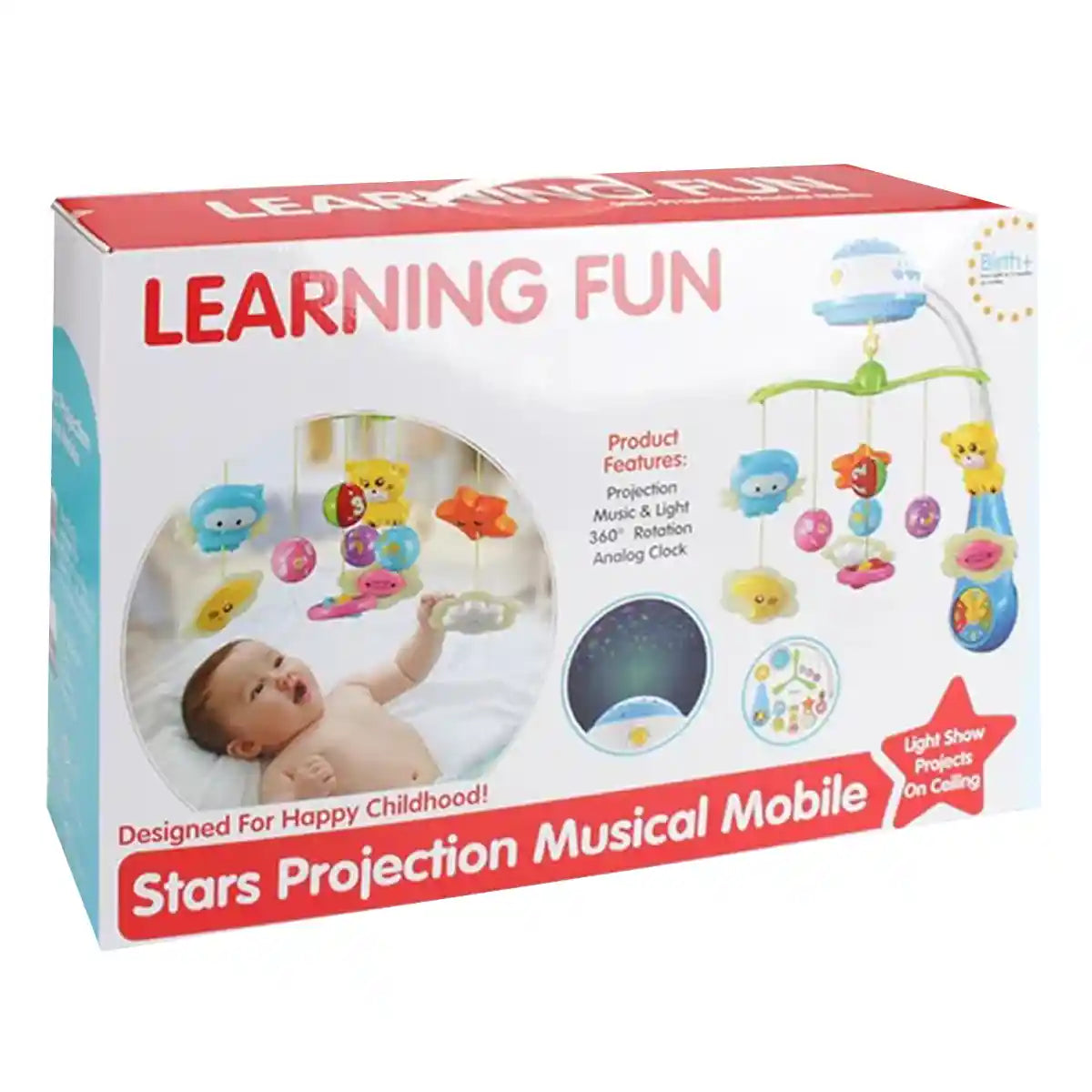 Stars Projection Musical Mobile
