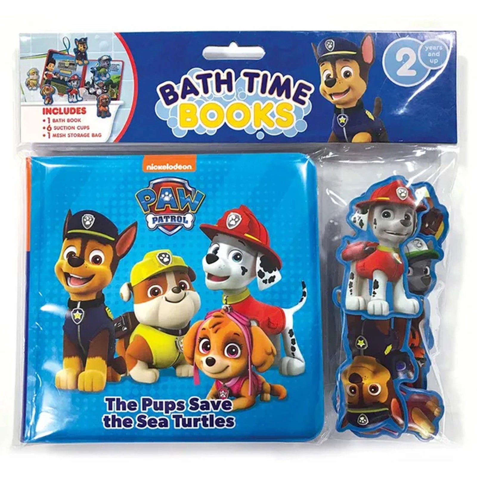 NICK PAW PATROL BATHTIME BOOKS (polybag edition)