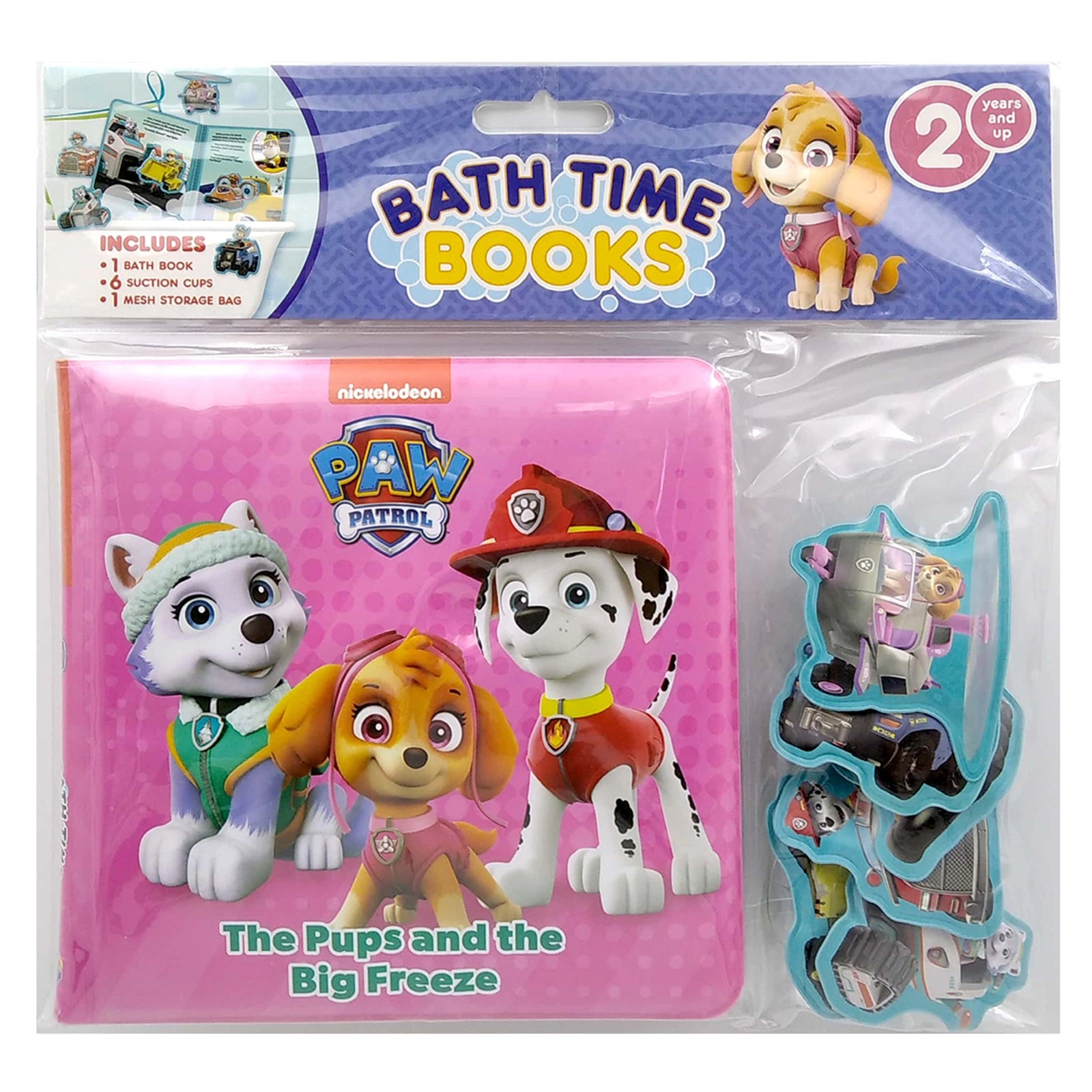 NICK PAW PATROL GIRLS BATH TIME BOOKS (EVA Bag Edition)