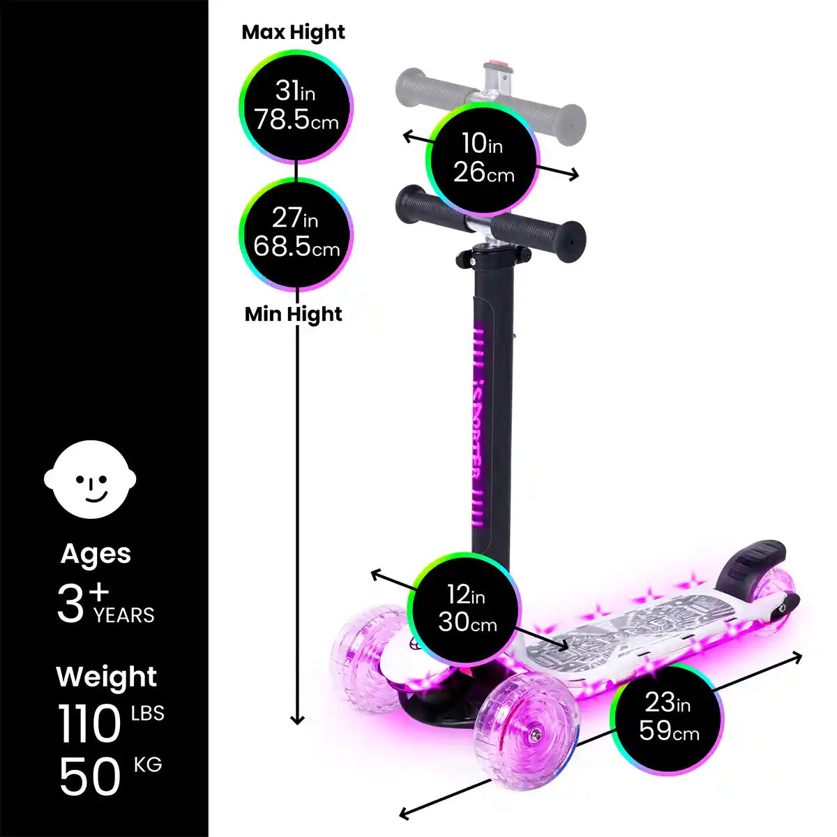 iSporter rgb scooter MC