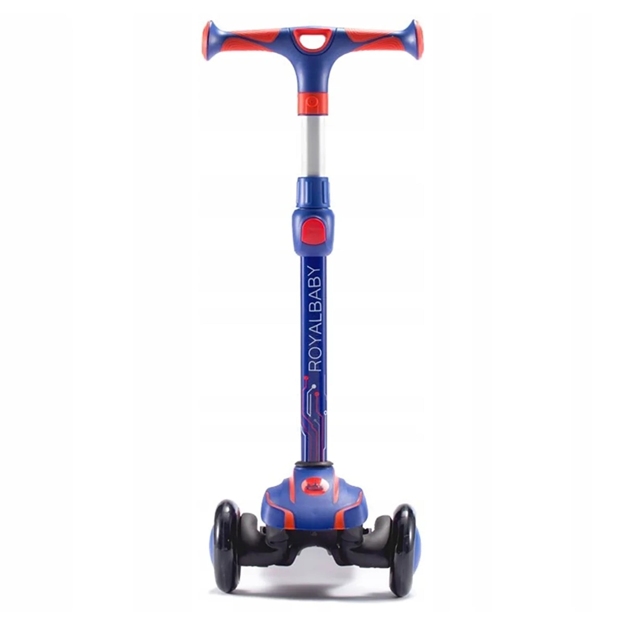 PATENT T-BAR SUSPENSION SCOOTER DARK BLUE