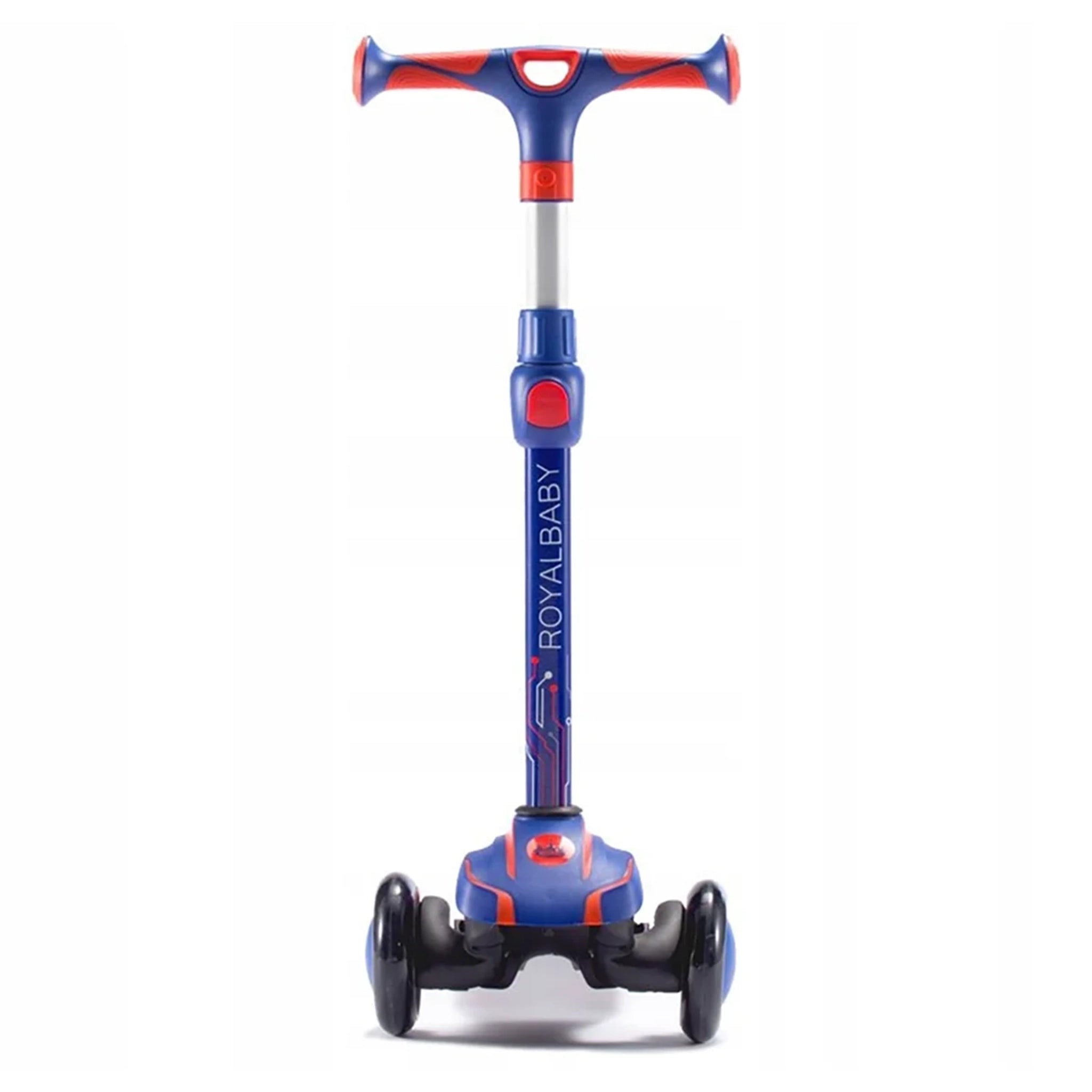 PATENT T-BAR SUSPENSION SCOOTER DARK BLUE