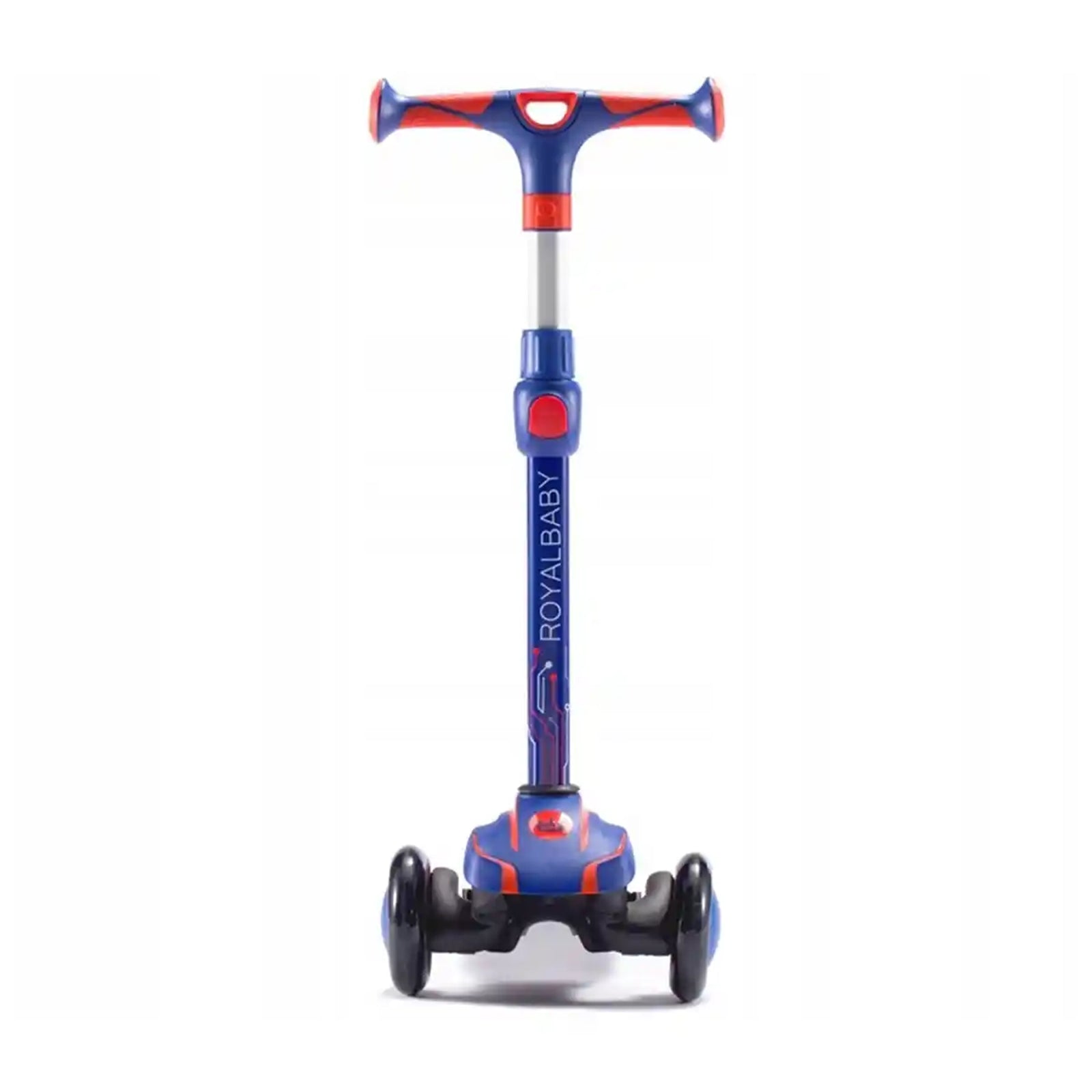 PATENT T-BAR SUSPENSION SCOOTER DARK BLUE