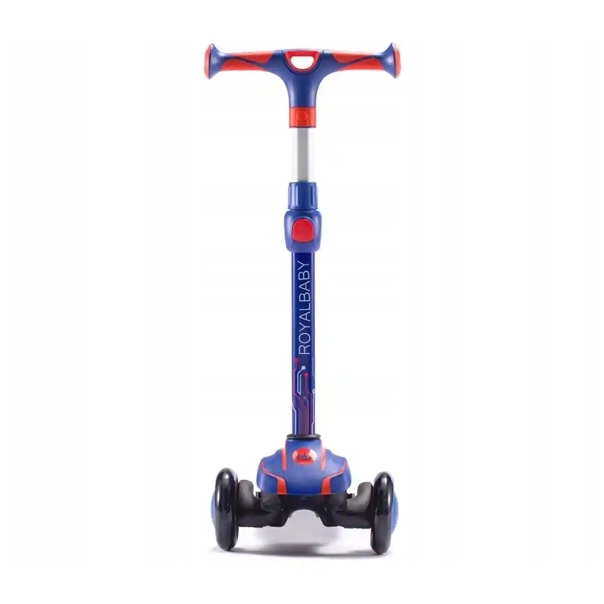 PATENT T-BAR SUSPENSION SCOOTER DARK BLUE